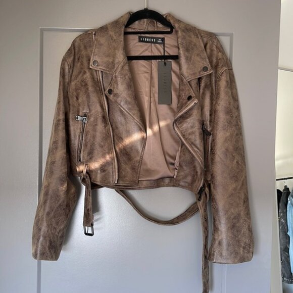 Lioness Jackets & Blazers - Lioness Staten Island Jacket Chocolate